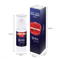 Розпродаж!!! Їстівна масажна олія MAI Attraction Mojito Hot Kiss 50 мл (термін 09.2026) — Переглянути зображення 4
