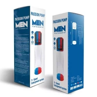 Автоматична вакуумна помпа Men Powerup Passion Enlargement system Red, перезаряджувана, 5 режимів — Переглянути зображення 4