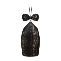 Сукня під зміїну шкіру Obsessive Vivianty dress XS/S, чорна — Переглянути зображення 5