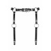 Гартери Obsessive A741 garter belt black O/S, штучна шкіра
