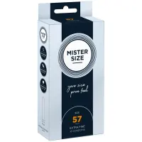 Презервативи Mister Size - pure feel - 57 (10 condoms), товщина 0,05 мм — Переглянути зображення 1
