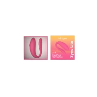 Смарт-вібратор для пар We-Vibe Sync Lite Pink, 10 віброрежимів, можна поєднувати з проникним сексом — Переглянути зображення 7