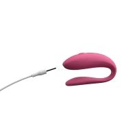 Смарт-вібратор для пар We-Vibe Sync Lite Pink, 10 віброрежимів, можна поєднувати з проникним сексом — Переглянути зображення 5