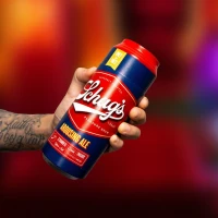 Мастурбатор – банка пива Blush Schag's Arousing Ale Masturbator – Frosted, самозмащуваний, вакуум — Переглянути зображення 7