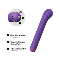 Вібратор Otouch Magic Stick S1 Plus - Purple — Переглянути зображення 12