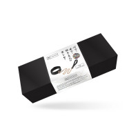 Нашийник з повідцем Liebe Seele Black Organosilicon Collar with Leash, екошкіра — Переглянути зображення 7