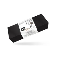 Нашийник з повідцем Liebe Seele Black Organosilicon Collar with Leash, екошкіра — Переглянути зображення 12