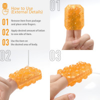 Унісекс-стимулятор Tenga UNI Emerald, зелений, з геометричним рельєфом, лубрикант у комплекті — Переглянути зображення 4