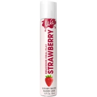 Лубрикант на водній основі Wet Oral Play Strawberry (30 мл), їстівний, без цукру — Переглянути зображення 1