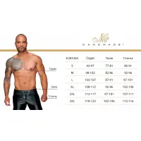 Чоловічі шорти Noir Handmade H006 Men shorts, M, з мокрим ефектом — Переглянути зображення 6