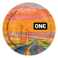 Набір презервативів ONE Classic Select Artist Collection, 100 шт, зі змазкою, паковання-тубус — Переглянути зображення 4