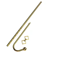 Анальний гак LOCKINK Golden Adjustable Anal Hook Set — Переглянути зображення 2
