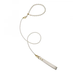 Перлинний набір для фіксації LOCKINK Pearl Bondage & Restraint Set, наручники, поножі, повідець