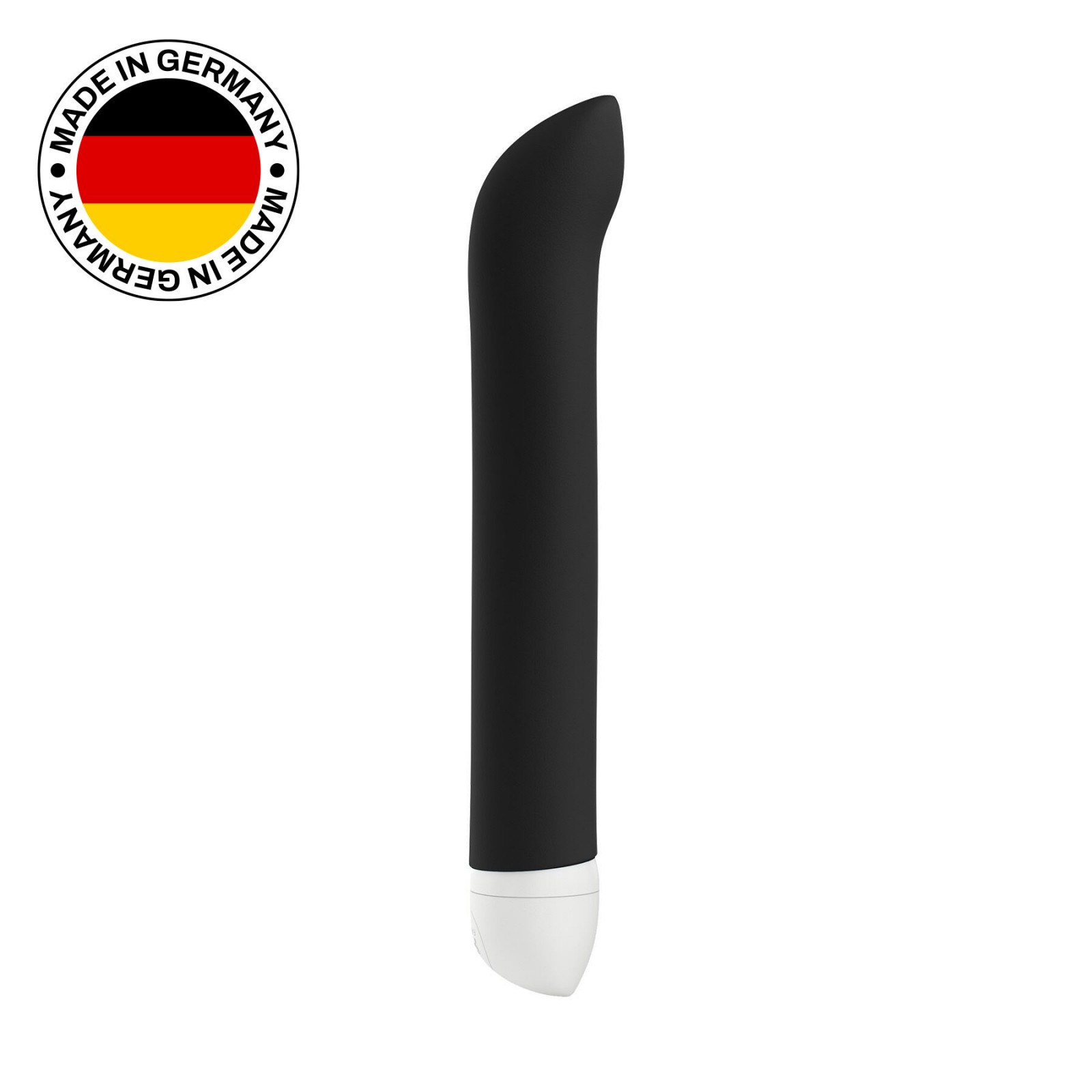 Вибратор для точки G Fun Factory JOUPIE, черный, диаметр 2,5 см, на батарейках