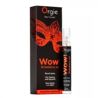 Спрей для орального сексу Orgie – Wow! Strawberry Ice (10 мл) з охолоджувальним ефектом — Переглянути зображення 1