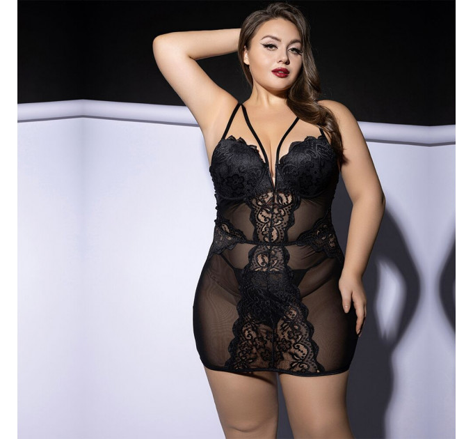 Сукня JSY P61150 Black Plus Size