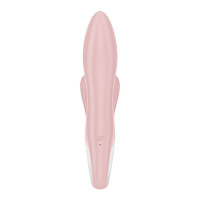 Вибратор-кролик надувной Satisfyer Air Pump Bunny 3, 12 режимов, двойной отросток