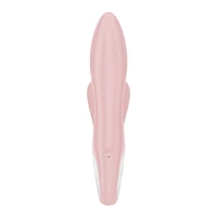 Вібратор-кролик надувний Satisfyer Air Pump Bunny 3, 12 режимів, подвійний відросток — Переглянути зображення 3