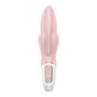 Вібратор-кролик надувний Satisfyer Air Pump Bunny 3, 12 режимів, подвійний відросток — Переглянути зображення 4