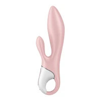 Вібратор-кролик надувний Satisfyer Air Pump Bunny 3, 12 режимів, подвійний відросток — Переглянути зображення 2