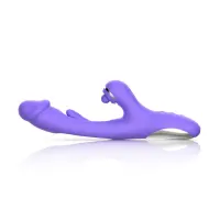 Вібратор-кролик із вагінальним відростком Good Vibes Only – Tess Rabbit Vibrator with G-Spot Stimulator — Переглянути зображення 3