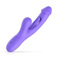 Вібратор-кролик із вагінальним відростком Good Vibes Only – Tess Rabbit Vibrator with G-Spot Stimulator — Переглянути зображення 1