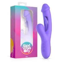 Вібратор-кролик із вагінальним відростком Good Vibes Only – Tess Rabbit Vibrator with G-Spot Stimulator — Переглянути зображення 8