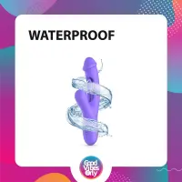 Вібратор-кролик із вагінальним відростком Good Vibes Only – Tess Rabbit Vibrator with G-Spot Stimulator — Переглянути зображення 12