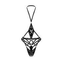 Боді Obsessive Keira Lise crotchless teddy S/M — Переглянути зображення 8