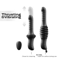Пульсатор з вібрацією Dorcel Deep Orgasm, 2 незалежні мотори, підігрів до 41 °C, пульт ДК — Просмотреть изображение 2