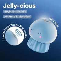 Вакуумний кліторальний стимулятор Satisfyer Jelly-cious Blue — Переглянути зображення 6