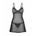 Сорочка Obsessive Euridia chemise & tanga M/L