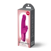 Вібратор-кролик Fun Factory Wicked Angel Magenta, 10 режимів, працює від батарейок — Просмотреть изображение 7