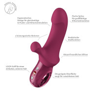 Пульсатор Fun Factory Bi Stronic Curve Wine Red — Просмотреть изображение 6
