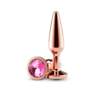 Анальна пробка NS Novelties Rear Assets - Tapered - Medium - Rose Gold - Pink — Переглянути зображення 1