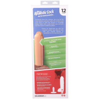 Фалоімітатор Doc Johnson The Realistic Cock ULTRASKYN - 12 Inch Hung with Balls Chocolate — Переглянути зображення 11