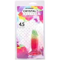 Дилдо Doc Johnson Crystal Jellies - 4.5 Inch Classic Dong - Rainbow — Просмотреть изображение 5