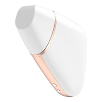 Вакуумный клиторальный стимулятор Satisfyer Love Triangle White (м'яте паковання!!!) — Переглянути зображення 4