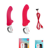 Вібратор для точки G Fun Factory TIGER india red (м'яте паковання!!!) — Переглянути зображення 7