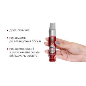 Гель для стимуляції сосків JO Nipple Titillator Strawberry (30 мл), ментол та перцева м’ята
