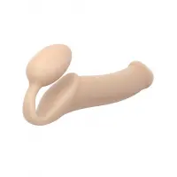 Безремінний страпон Strap-On-Me Flesh XL, повністю регульований, діаметр 4,5 см — Переглянути зображення 2