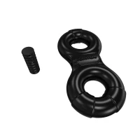 Ерекційне віброкільце Bathmate Vibe Ring Eight, подвійне, для члена і мошонки — Просмотреть изображение 4