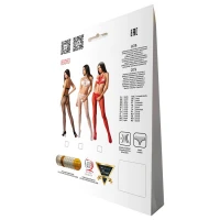 Відкритий бодістокінг Passion BS080 white — Переглянути зображення 6