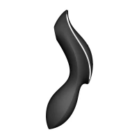 Вакуумний стимулятор з вібрацією Satisfyer Curvy Trinity 2 Black — Просмотреть изображение 5