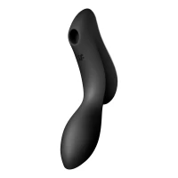 Вакуумний стимулятор з вібрацією Satisfyer Curvy Trinity 2 Black — Просмотреть изображение 2