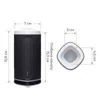 Смарт-мастурбатор з підігрівом Lovense Calor, інтелектуальне регулювання інтенсивності — Переглянути зображення 4