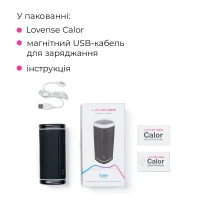 Смарт-мастурбатор з підігрівом Lovense Calor, інтелектуальне регулювання інтенсивності — Переглянути зображення 13