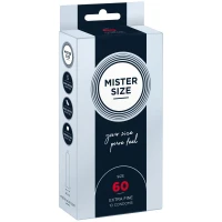 Презервативи Mister Size - pure feel - 60 (10 condoms), товщина 0,05 мм — Переглянути зображення 1