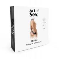 Бондажний набір з металевим анальним гаком Art of Sex Beatrice Bondage set with anal hook № 2 — Переглянути зображення 7