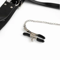 Бондажний набір з металевим анальним гаком Art of Sex Beatrice Bondage set with anal hook № 2 — Переглянути зображення 6